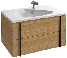 Тумба под раковину подвесная Jacob Delafon Nouvelle Vague 80 см ореховое дерево