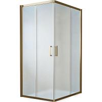 Душевой уголок профиль бронза стекло сатин Vegas-glass