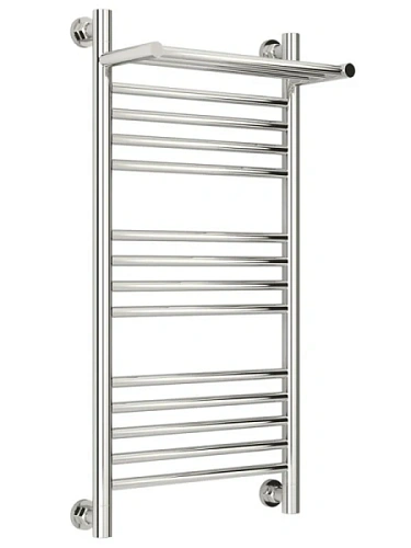 Полотенцесушитель водяной Сунержа Богема+ 40x80 см с полкой, хром - фото 1