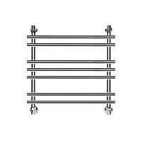 Полотенцесушитель водяной Ника Bamboo 60x60 см хром