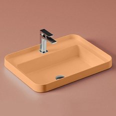 Раковина ArtCeram Fuori Scala 60 см arancio cammeo