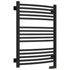 Полотенцесушитель электрический Сунержа Аркус 2.0 80х60 см матовый черный, тэн правый