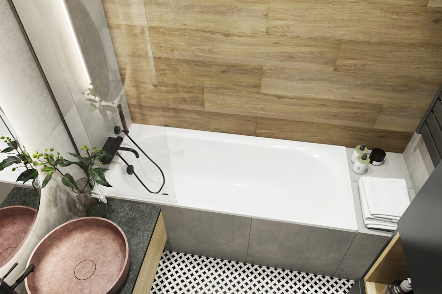 Ванна акриловая Lavinia Boho Biore 160x70 см прямоугольная S2-35010060 (детальная фотография), прямоугольные