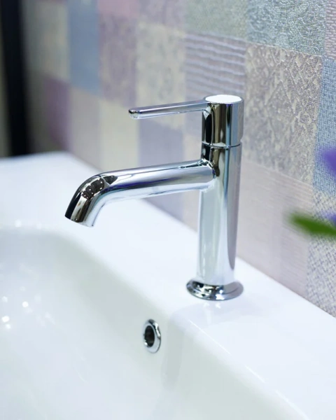 Смеситель для раковины Cezares Eco хром ECO-LS-01-W0 (детальная фотография), современные, hi-tech