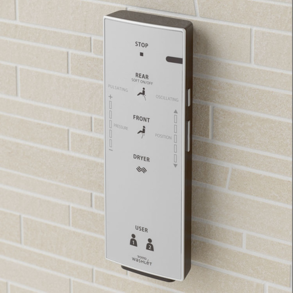 Сиденье-биде с пультом на сиденье, soft close, TOTO MH TCF6532G#NW1 (детальная фотография), с микролифтом