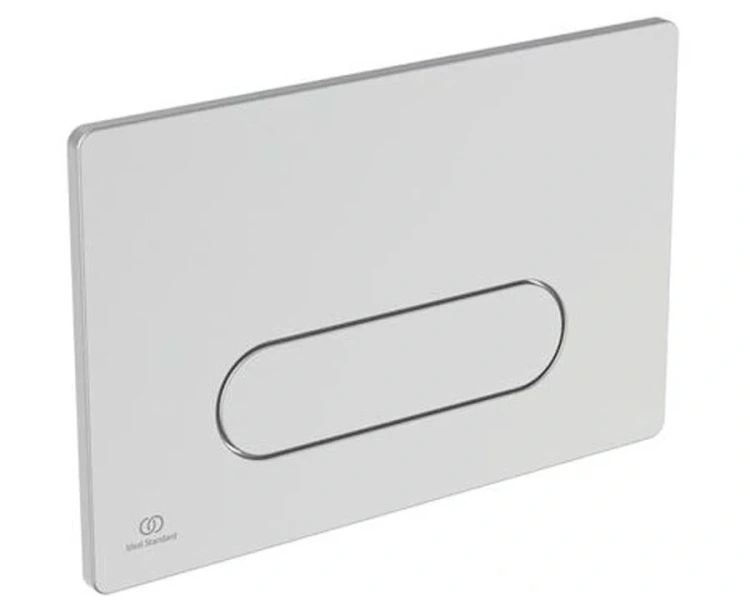 Клавиша смыва Ideal Standard ProSys Oleas матовый хром R0126JG (детальная фотография), слив стандартный с одной клавишей