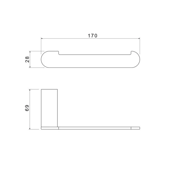 Бумагодержатель Акватек Лира хром AQ4408CR (детальная фотография), современные, hi-tech