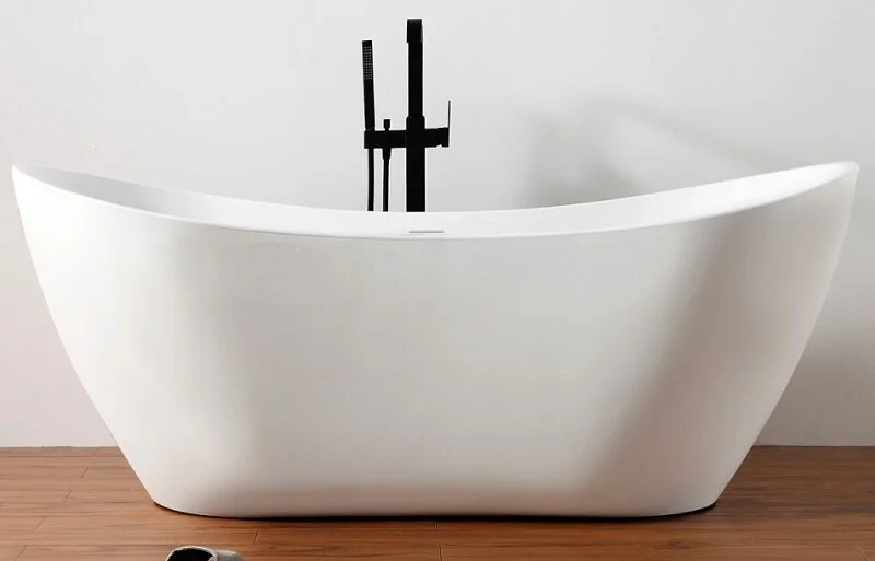 Акриловая ванна Abber 180х80 см овальная AB9322 (детальная фотография), акриловые