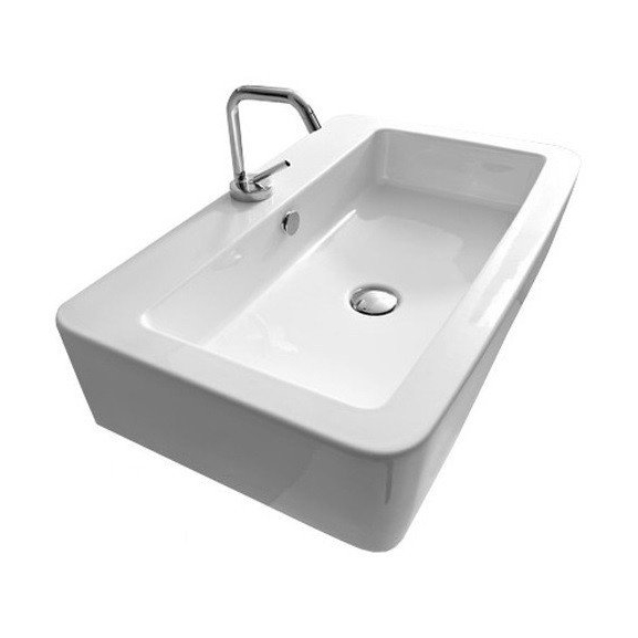 Раковина с одним отверстием под смеситель Kerasan Ego 325001*1 (детальная фотография)