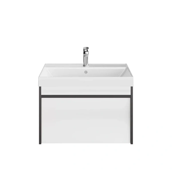 Тумба под раковину подвесная Kerama Marazzi Modula 70 см арабика MOD.70.1+1\AR (детальная фотография), подвесная, пристенная