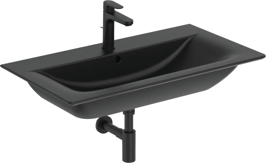 Сифон для раковины Ideal Standard черный шелк T4441XG (детальная фотография), в наличии