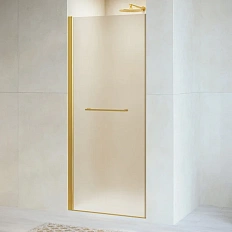 Душевая дверь в нишу RGW Passage PA-103-Gb 90 см профиль золото, стекло матовое
