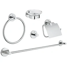 Набор аксессуаров для ванной Grohe Essentials хром
