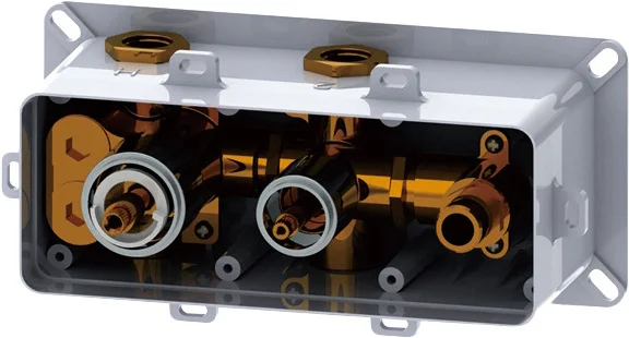 Смеситель для душа RGW Shower Panels SP-44 с круглыми ручками 21140544-11 (детальная фотография), для душа