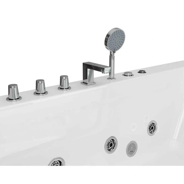 Ванна акриловая Grossman 150x85 см гидромассажная GR-15085-1 (детальная фотография), с гидромассажем, большие