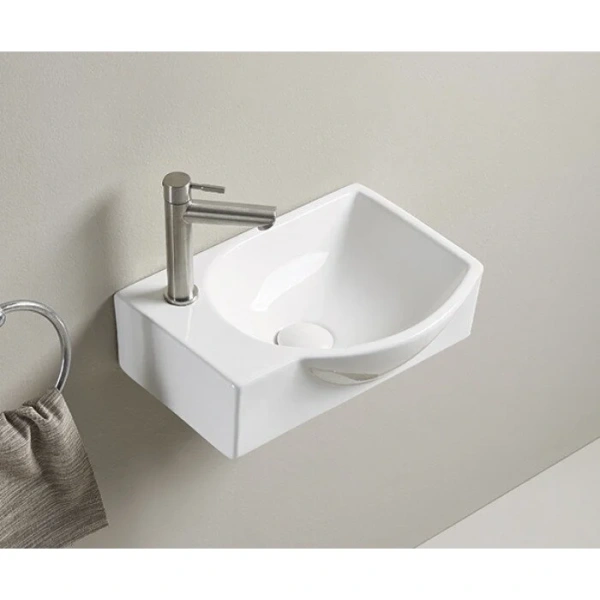 Раковина GID Suspendido N9276L 41 см левосторонняя 61130L (детальная фотография), 40 см