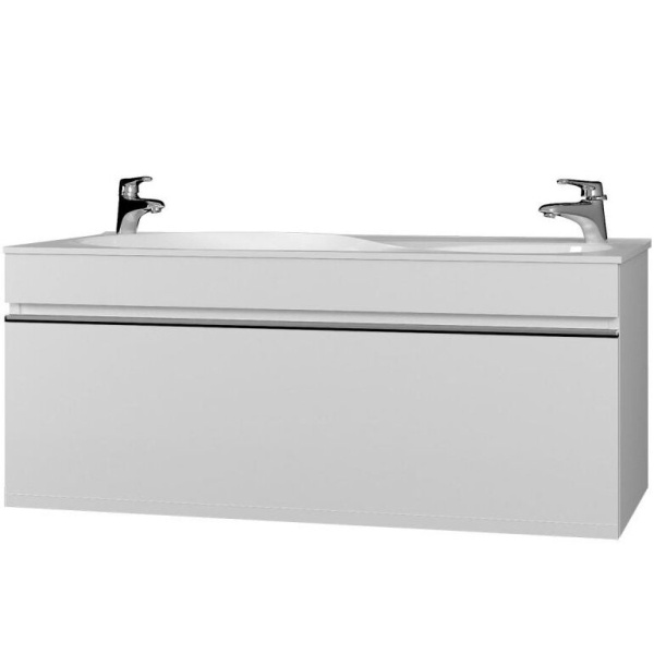 Тумба под раковину подвесная Velvex Otto 100 см белая tpOTT.100-21.11 (детальная фотография)