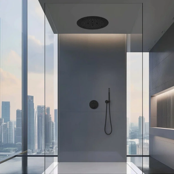 Душевой комплект Timo Saona черный SX-2370/03SM (детальная фотография), черные