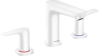 Смеситель для раковины Hansgrohe Talis E матовый белый