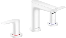 Смеситель для раковины Hansgrohe Talis E матовый белый