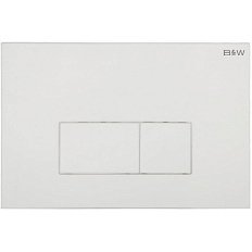 Клавиша смыва Black&White Universe белая