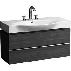 Тумба под раковину подвесная Laufen Case 90 см цвет антрацитовый дуб
