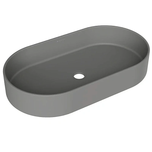 Раковина Aqueduto ESPIRAL 60 см серая матовая - фото 4