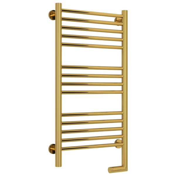 Полотенцесушитель электрический правый, цвет золото перемычка прямая Сунержа Богема 2.0 800х400 03-5205-8040 (детальная фотография)