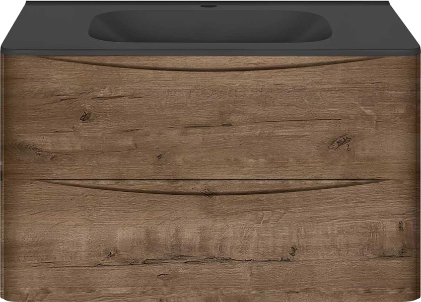 Тумба под раковину подвесная Vincea Paola 79 см V.Oak VMC-2P800VO (детальная фотография), 80 см
