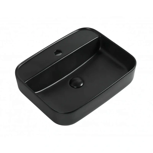 Раковина Timo Inari 50.5 см черная - фото 1