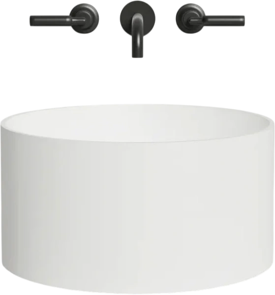 Раковина Salini Armonia Round 02 45 см из искусственного камня 130422M (детальная фотография)