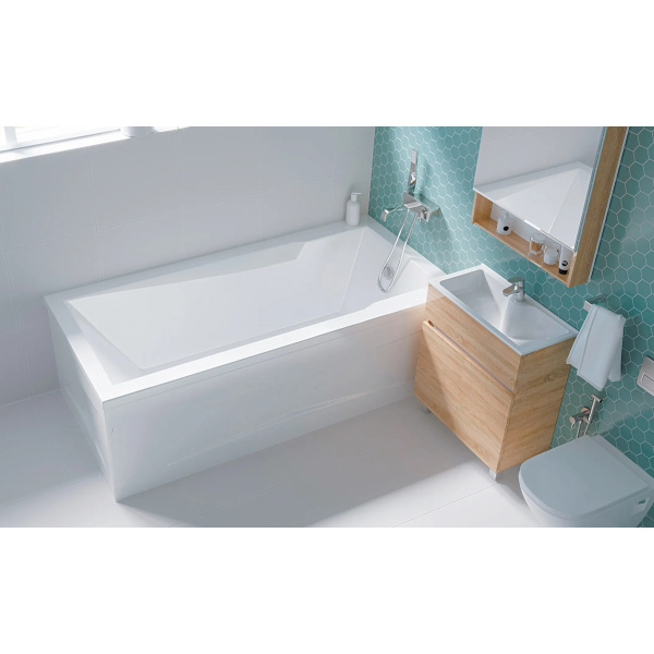 Ванна акриловая 1Marka Raguza 190х90 см прямоугольная 01ра1990 (детальная фотография), современныe, hi-tech