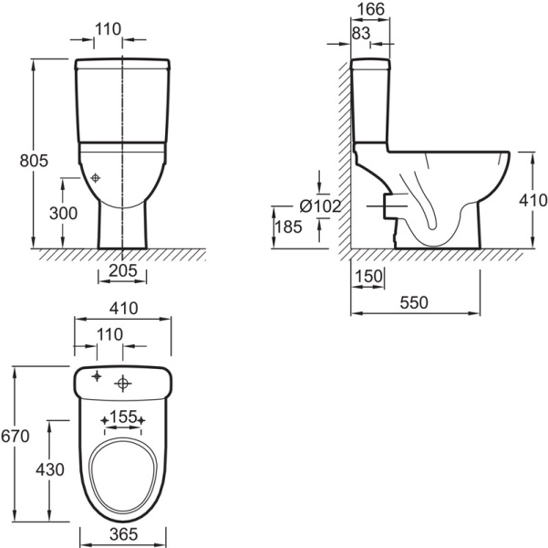 Схема (детальная фотография), с бачком
