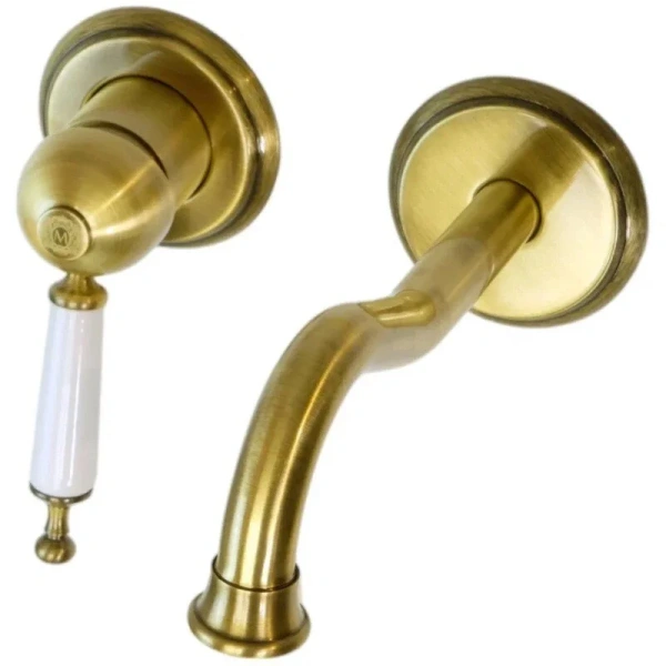 Смеситель для раковины Migliore Oxford бронза 19092 (детальная фотография), скрытого монтажа, встраиваемые в стену