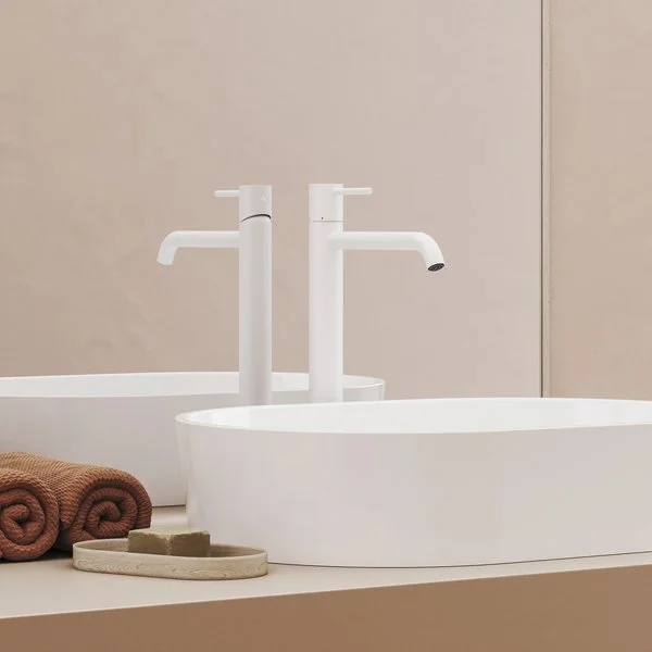 Смеситель для раковины Ravak Espirit белый матовый X070237 (детальная фотография), современные, hi-tech