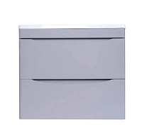 Тумба под раковину подвесная Style Line Бергамо 60 см серая