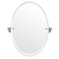 Зеркало вращающееся для ванной, цвет белый/хром, Tiffany World