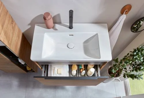 Раковина Villeroy & Boch Subway 3.0 80 см белая 4A708001 (детальная фотография), одинарные