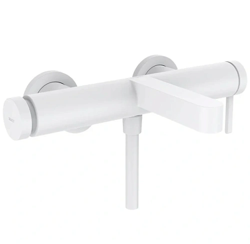 Смеситель для ванны Hansgrohe Finoris белый матовый - фото 2