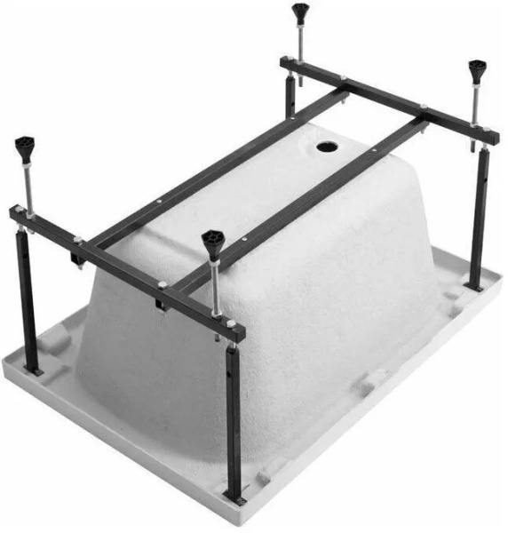 Каркас для ванны Aquanet Seed 100х70 см металлический 216500 (детальная фотография)