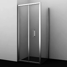 Душевой уголок WasserKRAFT Weser 90х90 см профиль хром