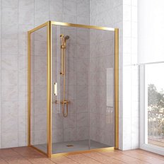 Душевой уголок стекло бронза Vegas-glass ZP+ZPV 120х70 05