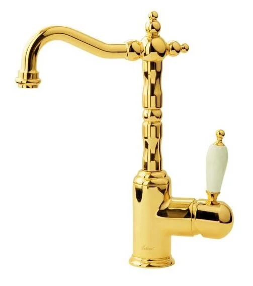 Смеситель для раковины Boheme Tradizionale Oro высокий 282 (детальная фотография)