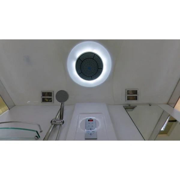 Душевой бокс Timo Lux 150x90 см стекло прозрачное T-7750(NEW) (детальная фотография), с ванной