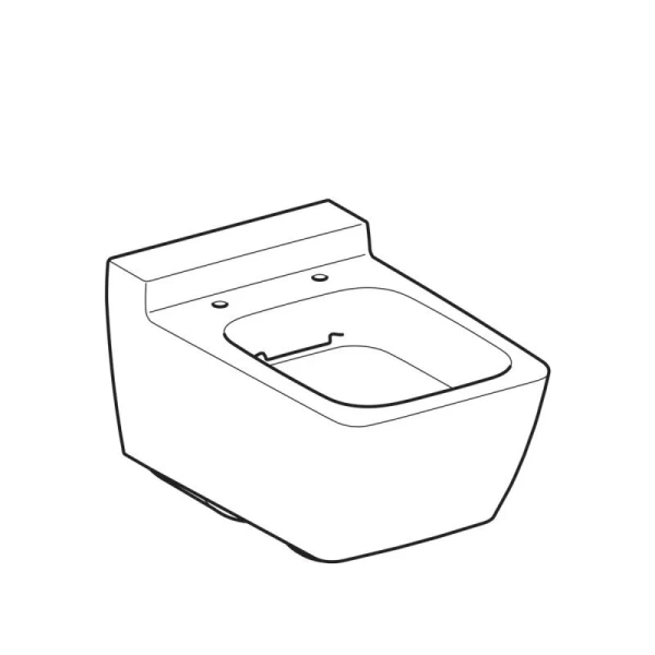 Унитаз подвесной Geberit Xeno² 500.500.01.1 безободковый (детальная фотография), безободковые