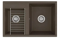 Мойка для кухни Акватон Делия 78 см кофе
