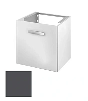 Тумба под раковину, цвет антрацит матовый, петли слева, Keuco Royal Universe