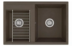 Мойка для кухни Акватон Делия 78 см кофе