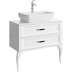 Тумба под раковину напольная Aqwella LaDonna 85 см белая