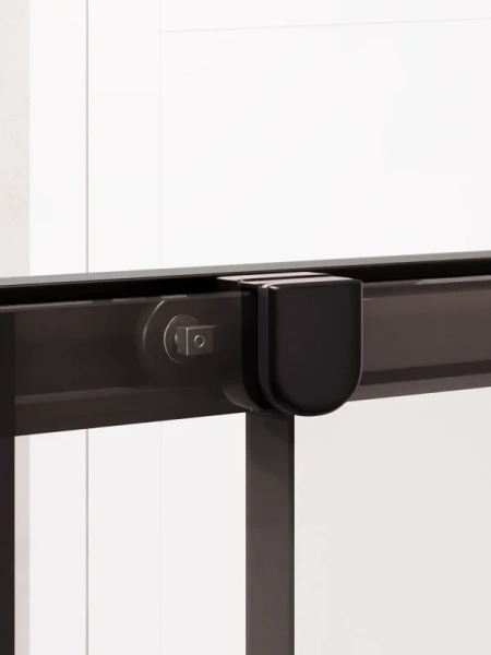 Душевой уголок RGW Passage PA-34B 90x90 см с черным принтом 06083499-84 (детальная фотография), недорогие, стеклянные, угловые, без поддона